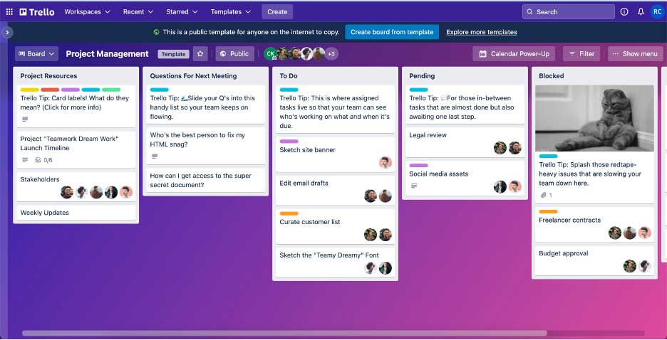 Project Management Software with Trello Integration